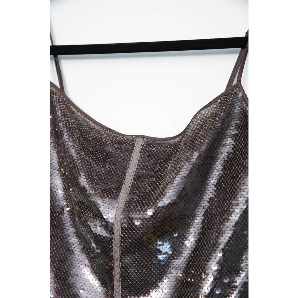 A.L.C. Dani Brown Sequin Dress Size L - Picture 6 of 9